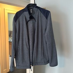 Cutter & Buck Large Navy and Gray Lightweight Jacket